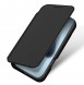 Dux Ducis Skin Pro iPhone 17 skal med fällbart lock och kortfack - svart