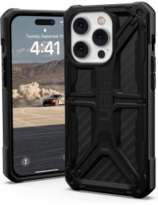 URBAN ARMOR GEAR Designat för iPhone 14 Pro Skal Kolfiber Monarch 114034114242