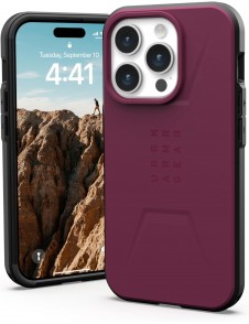 URBAN ARMOR GEAR med iPhone 15 Pro Skal Civil Bordeaux 114275119049