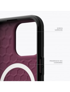 URBAN ARMOR GEAR med iPhone 15 Pro Skal Civil Bordeaux 114275119049