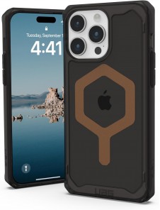 URBAN ARMOR GEAR med iPhone 15 Pro Max Plyo svart/brons 114305114085