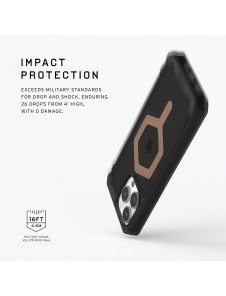 URBAN ARMOR GEAR med iPhone 15 Pro Max Plyo svart/brons 114305114085