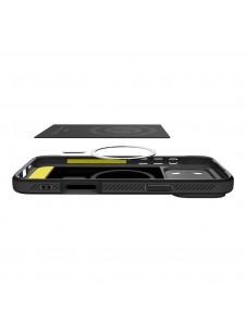 Spigen Rugged Armor Mag MagSafe-skal till iPhone 17 Pro – Mattsvart