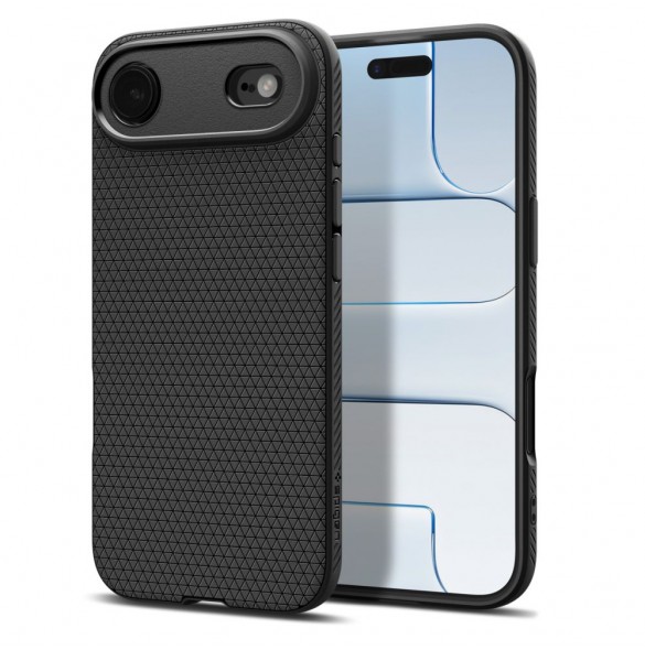 Spigen Liquid Air-skal till iPhone 17 Air – Mattsvart
