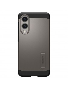 Spigen Tough Armor MagSafe-skal till Samsung Galaxy S25 Edge - Grå/Svart
