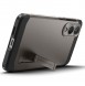 Spigen Tough Armor MagSafe-skal till Samsung Galaxy S25 Edge - Grå/Svart
