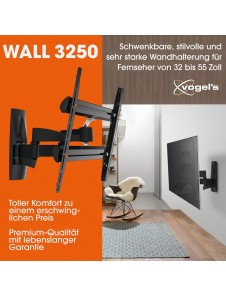 Vogel's WALL 3250 framåtvänd 120° TV-väggfäste 32-55 tum, svart