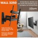 Vogel's WALL 3250 framåtvänd 120° TV-väggfäste 32-55 tum, svart