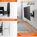 Vogel's WALL 3250 framåtvänd 120° TV-väggfäste 32-55 tum, svart