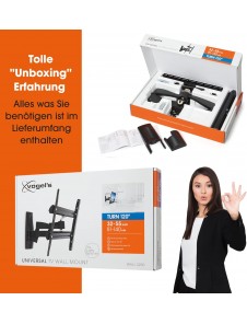 Vogel's WALL 3250 framåtvänd 120° TV-väggfäste 32-55 tum, svart
