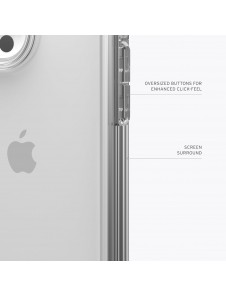 URBAN ARMOR GEAR UAG Skyddsskal för iPhone 15 Pro Max,Plyo Ice Rugged - Transparent