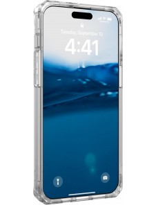 URBAN ARMOR GEAR UAG Skyddsskal för iPhone 15 Pro Max,Plyo Ice Rugged - Transparent