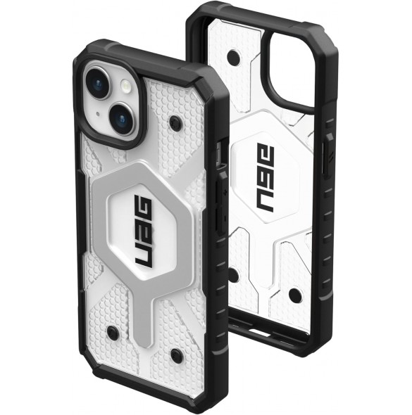 URBAN ARMOR GEAR Pathfinder-skal kompatibelt med iPhone 15 Plus - Ice (114357113131)