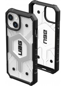URBAN ARMOR GEAR Pathfinder-skal kompatibelt med iPhone 15 Plus - Ice (114357113131)