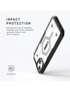 URBAN ARMOR GEAR Pathfinder-skal kompatibelt med iPhone 15 Plus - Ice (114357113131)