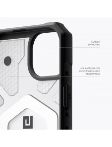 URBAN ARMOR GEAR Pathfinder-skal kompatibelt med iPhone 15 Plus - Ice (114357113131)