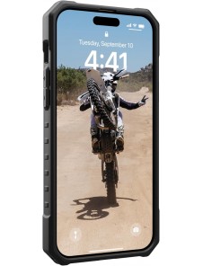 URBAN ARMOR GEAR Pathfinder-skal kompatibelt med iPhone 15 Plus - Ice (114357113131)