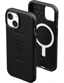 URBAN ARMOR GEAR Civilian-skal kompatibelt med iPhone 15 Plus - Svart (114306114040)