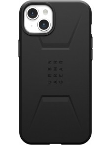 URBAN ARMOR GEAR Civilian-skal kompatibelt med iPhone 15 Plus - Svart (114306114040)