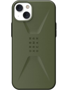 Urban Armor Gear UAG Civilian-skal kompatibelt med Apple iPhone 14 Plus - Olivgrön (114041117272)