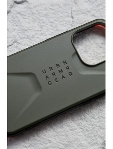 Urban Armor Gear UAG Civilian-skal kompatibelt med Apple iPhone 14 Plus - Olivgrön (114041117272)