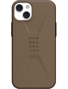 URBAN ARMOR GEAR UAG Designat för iPhone 14 Plus-skal Civil Elegant Ultratunt Slim - Dark Earth