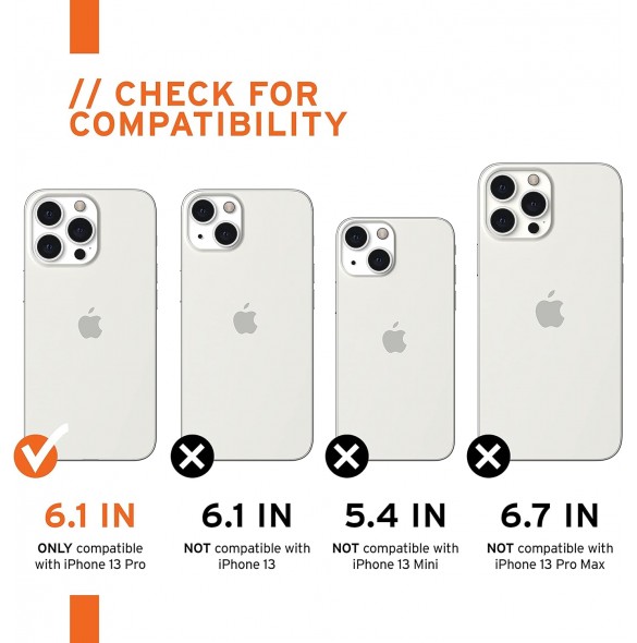 Urban Armor Gear Metropolis LT-skal kompatibelt med Apple iPhone 13 Pro - Kevlar Olive 11315O113940