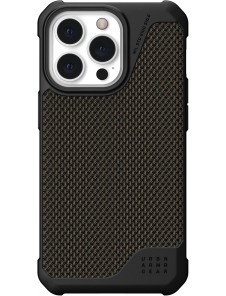 Urban Armor Gear Metropolis LT-skal kompatibelt med Apple iPhone 13 Pro - Kevlar Olive 11315O113940