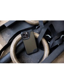 Urban Armor Gear Metropolis LT-skal kompatibelt med Apple iPhone 13 Pro - Kevlar Olive 11315O113940