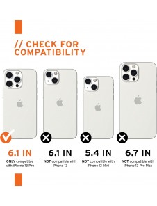 Urban Armor Gear Monarch Skyddsskal med Apple iPhone 13 Pro - Svart (113151114040)