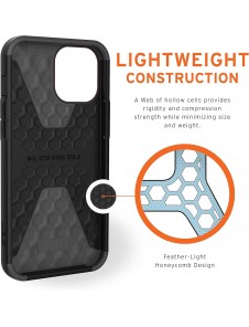 Urban Armor Gear Civilian-skal till Apple iPhone 12 Pro Max – skyddande skal – silver