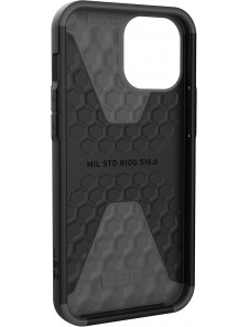 Urban Armor Gear Civilian-skal till Apple iPhone 12 Pro Max – skyddande skal – silver