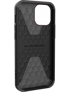 Urban Armor Gear Civilian-skal till Apple iPhone 12 Pro Max– skyddande skal – lila (aubergine) 11236D114949