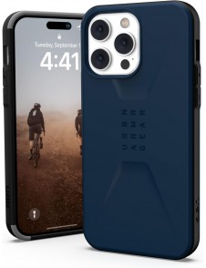 Urban Armor Gear UAG Civilian-skal kompatibelt med Apple iPhone 14 Pro Max - Blå (114043115555)