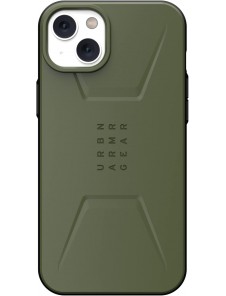 Urban Armor Gear UAG Civilian-skal kompatibelt med Apple iPhone 14 Plus - Olivgrön (114037117272)
