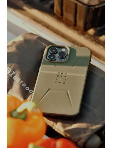 Urban Armor Gear UAG Civilian-skal kompatibelt med Apple iPhone 14 Plus - Olivgrön (114037117272)