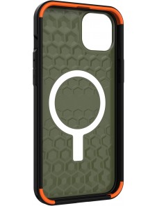 Urban Armor Gear UAG Civilian-skal kompatibelt med Apple iPhone 14 Plus - Olivgrön (114037117272)