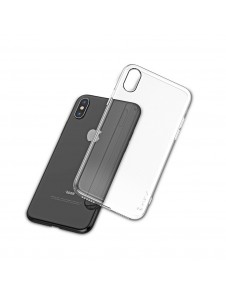Genomskinligt och väldigt snyggt skydd för iPhone XS Max.