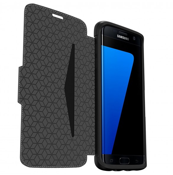 Otterbox Strada Läder Folio Case till Samsung Galaxy S7 Edge - Phantom Svart