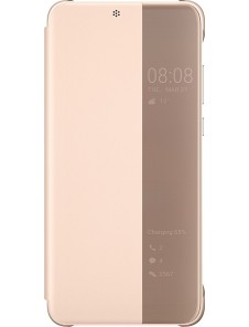 Huawei 51992357 S-View Cover Vikbart Fodral Till Huawei P20 - Rosa