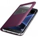Samsung EF-CG935PXE S-View Case Vikbart Fodral Till Samsung Galaxy S7 Edge - Wine