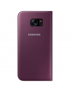 Samsung EF-CG935PXE S-View Case Vikbart Fodral Till Samsung Galaxy S7 Edge - Wine