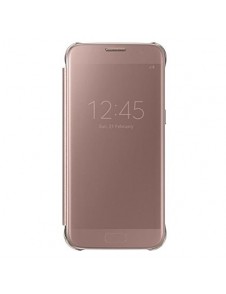 Samsung EF-ZG935CZE Clear View Cover Skal till Samsung Galaxy S7 Edge - Rosa Guld