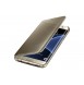 Samsung EF-ZG935CFE Clear View Cover Skal till Samsung Galaxy S7 Edge - Guld