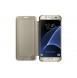 Samsung EF-ZG935CFE Clear View Cover Skal till Samsung Galaxy S7 Edge - Guld