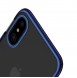 Blått och väldigt snyggt omslag till iPhone XS / X.