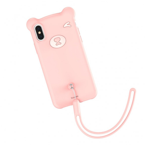 Rosa och mycket snyggt fodral till iPhone XS Max.