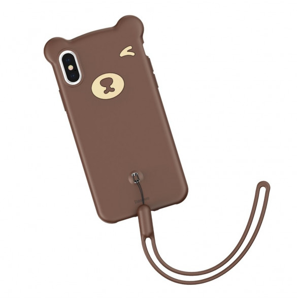 Brun och väldigt snygg täcka för iPhone XS / X.