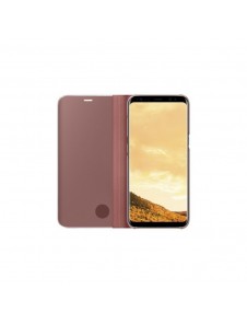 Samsung EF-ZG950CPE Clear View Cover Vikbart Fodral Till Samsung Galaxy S8 - Rosa