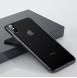 Genomskinlig svart och väldigt snygg täckning för iPhone XS Max.